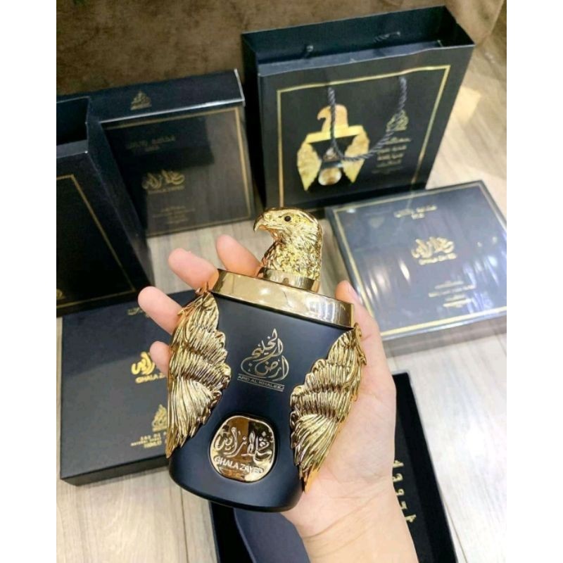 Nước hoa Dubai đại bàng vàng Ghala Zayed Luxury Gold 4