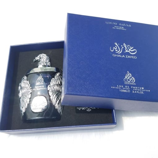 Nước hoa Dubai đại bàng xanh Ghala Zayed Luxury 1